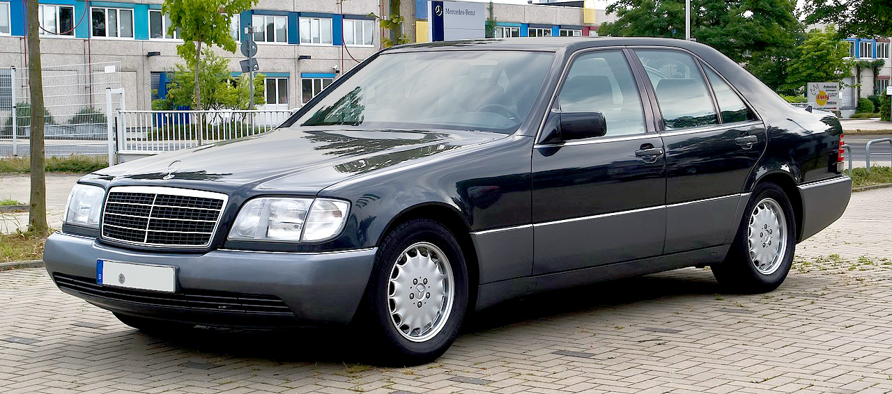Mercedes Benz S Klasse (w 140, Facelift) – Frontansicht, 10. August 2013, Hilden