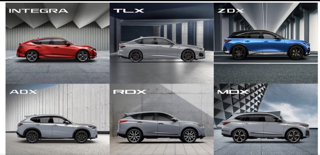 Modern Acura Lineup