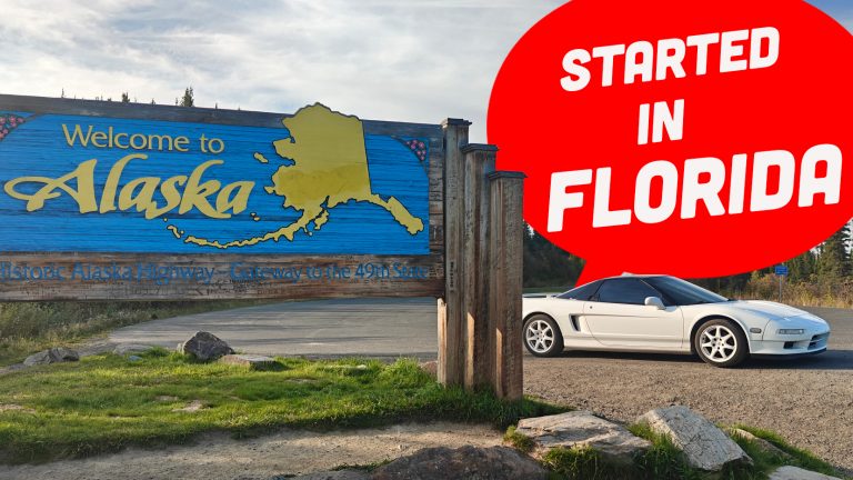 Nsx Driving From Florida To Alaska Top Shot