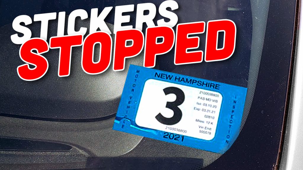 New Hampshire Inspection Stickers No More Ts