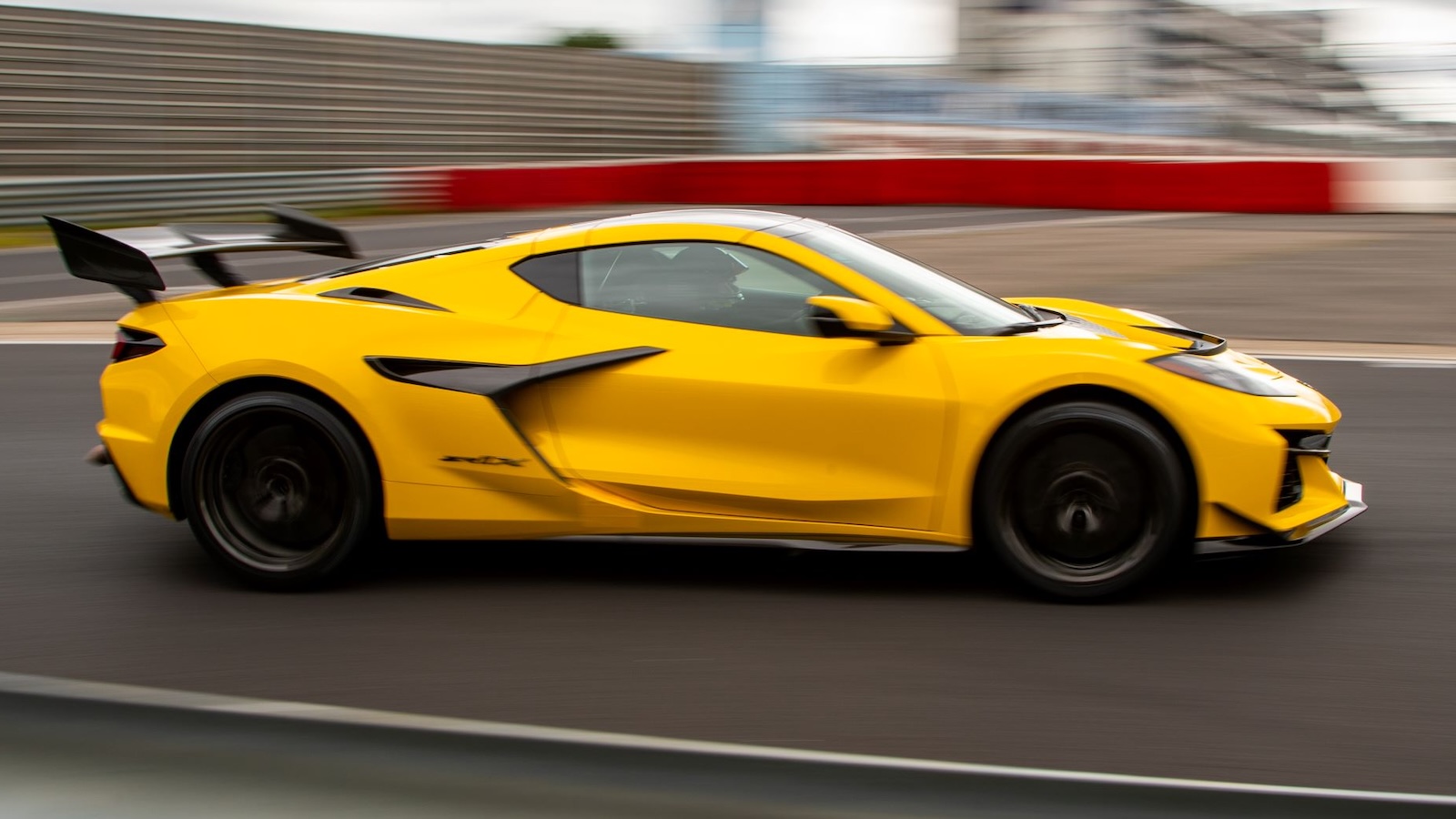 Corvette Zr1x At The Nürburgring Nordschleife In Germany.