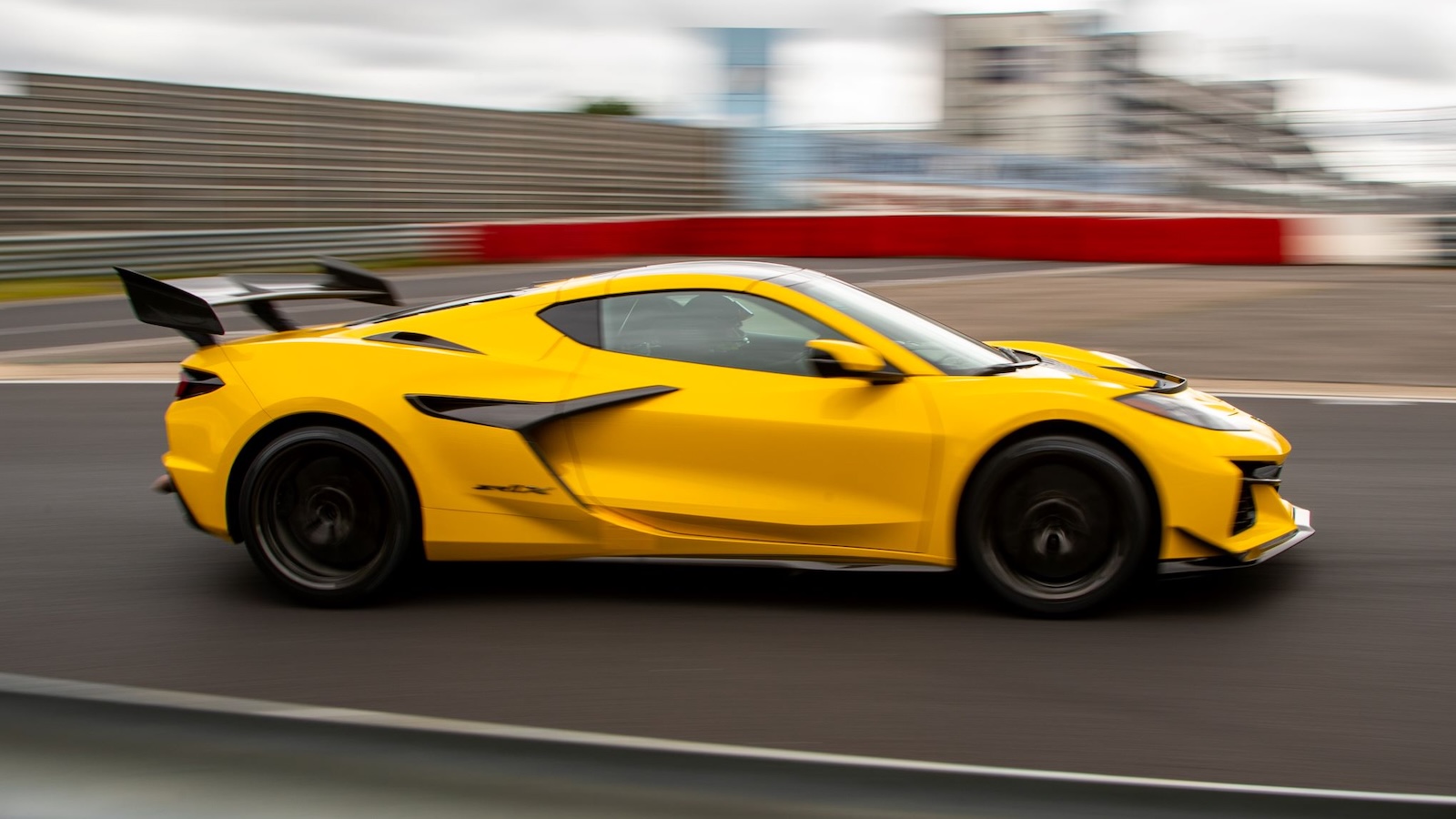 Corvette Zr1x At The Nürburgring Nordschleife In Germany.