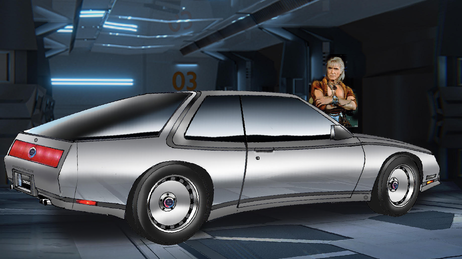 A Trained Designer Imagines What A 1980s Version Of A 1955 Chrysler 300 Would Look Like - 9