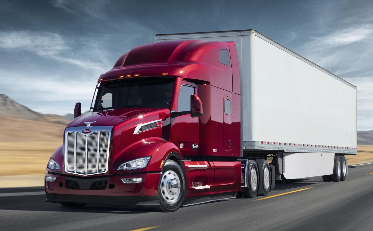 Peterbilt Model 579 Ultraloft Red