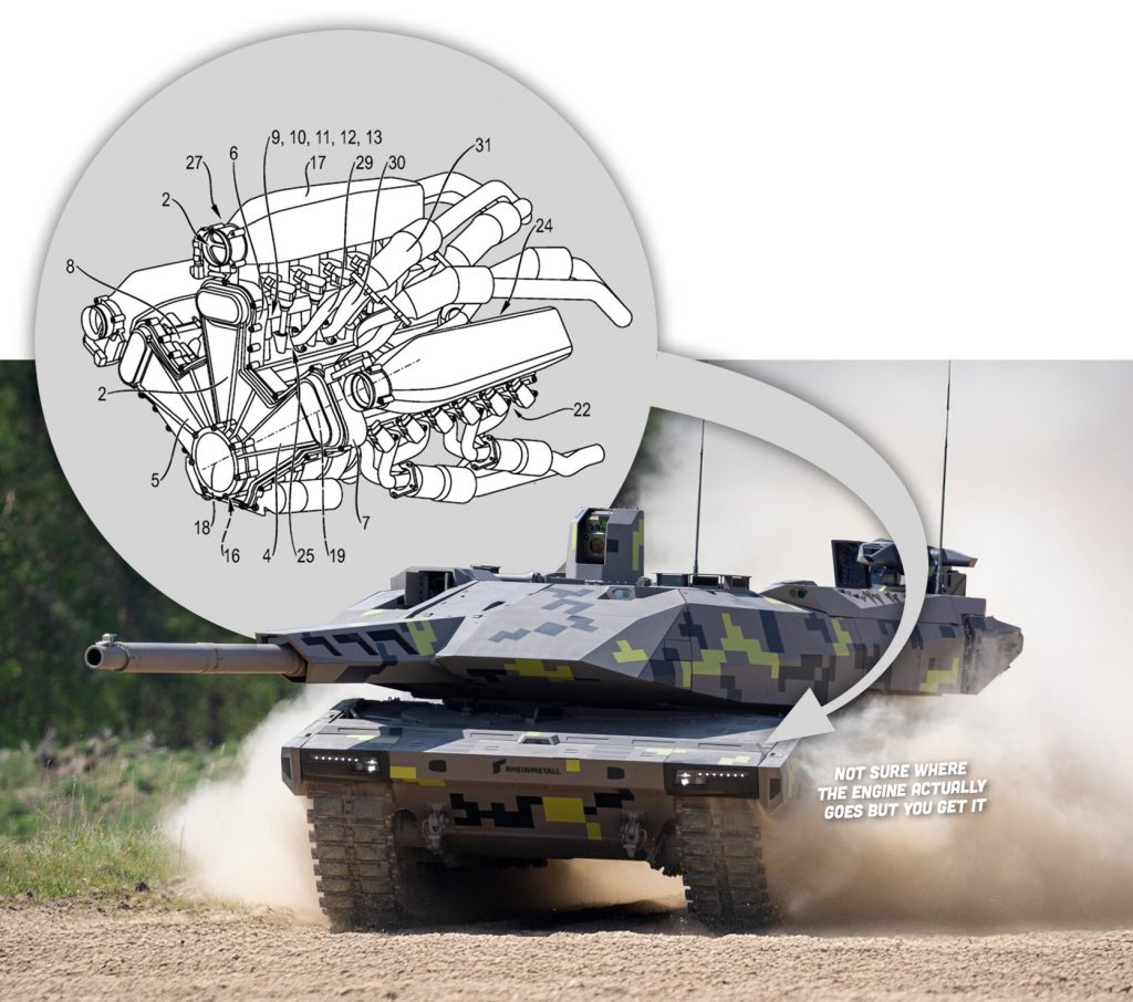 Porsche Tank W Engine