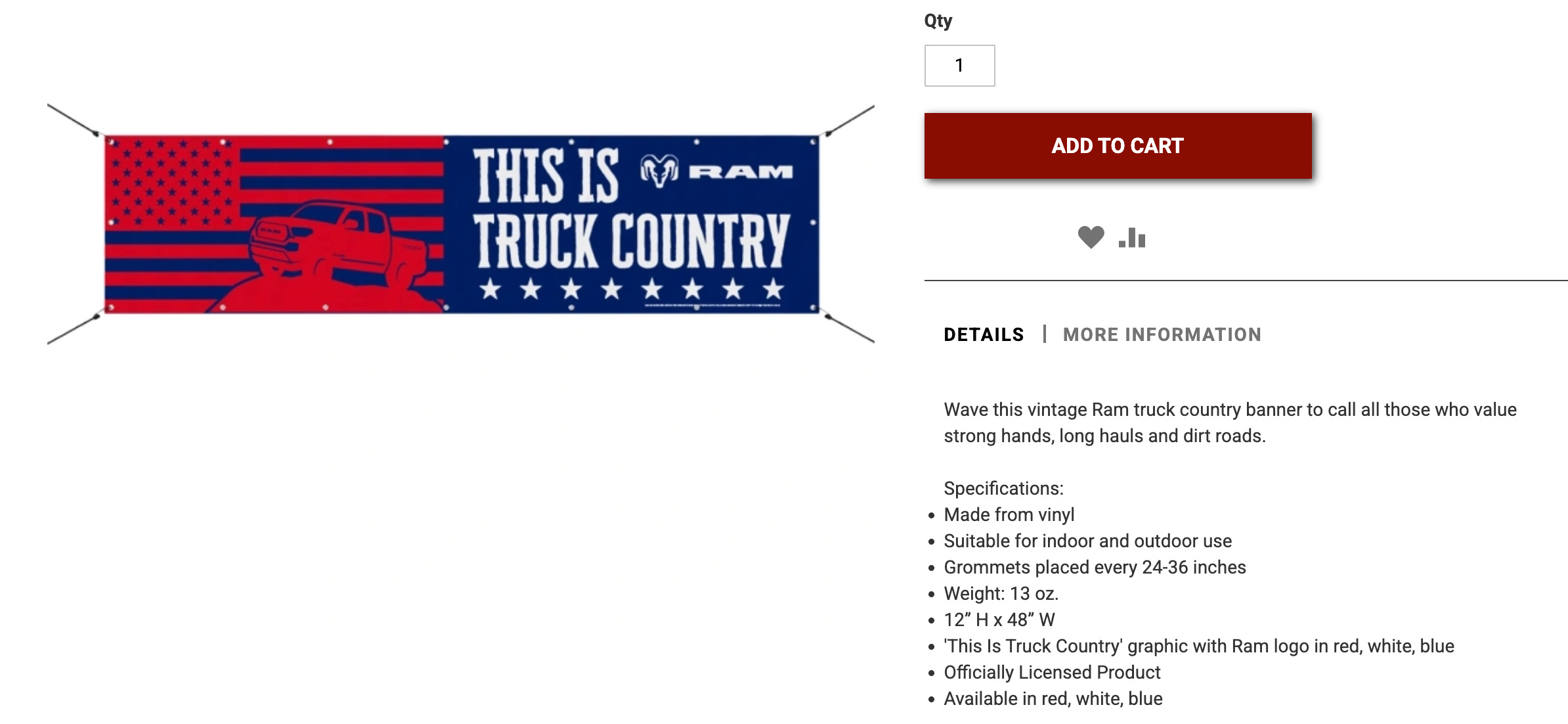 Ram Banner Tacoma