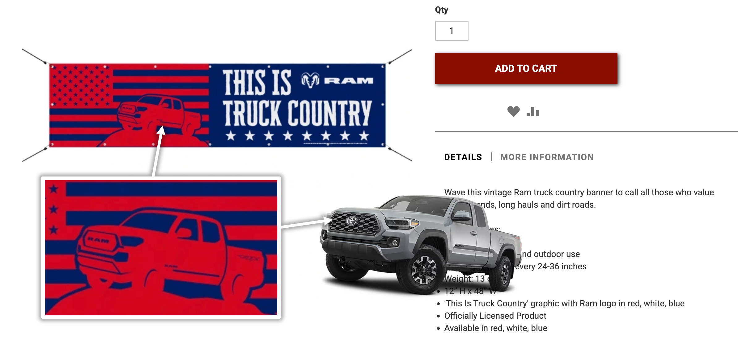 Ram Banner Tacoma 2
