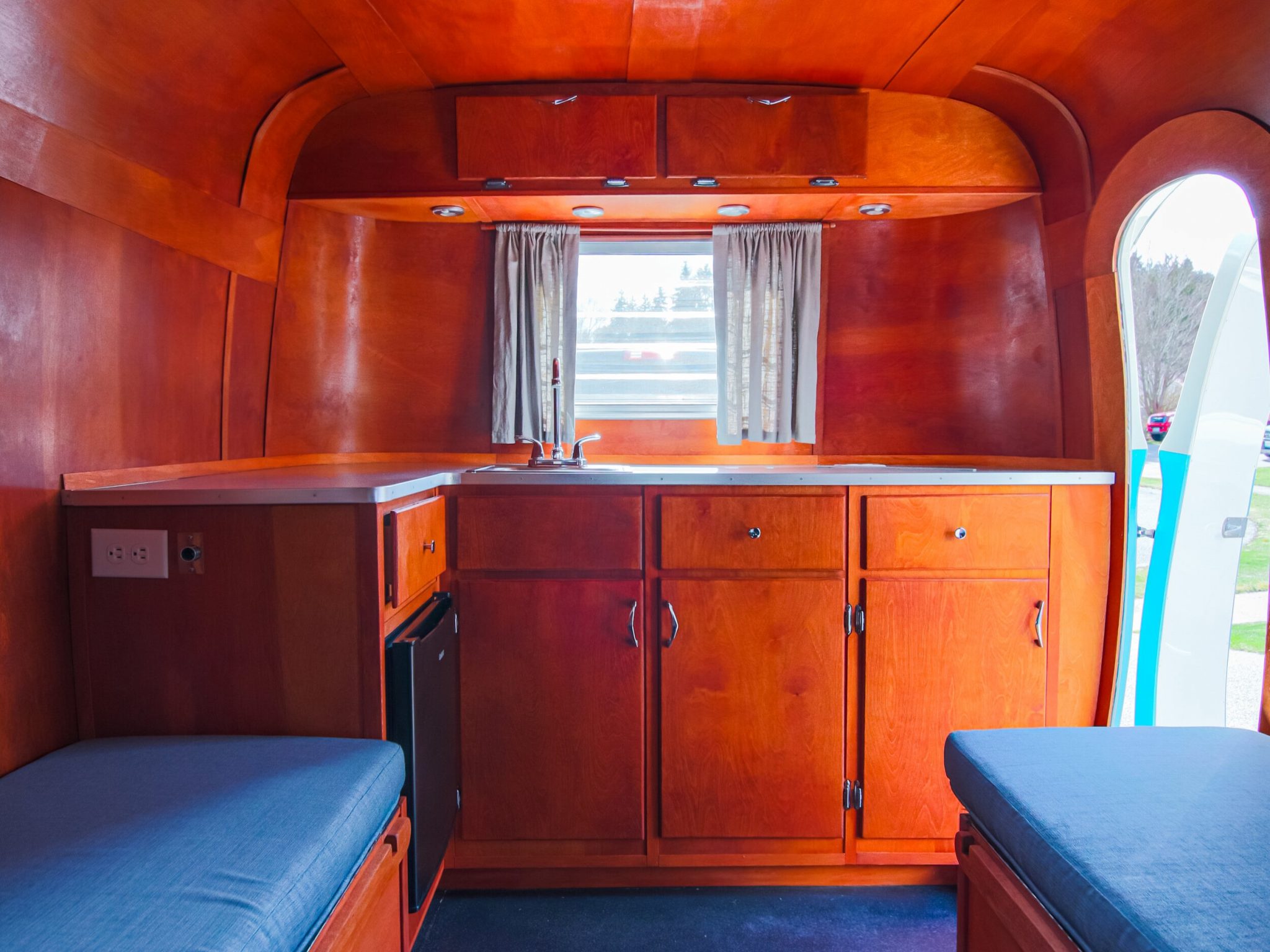 This Beautiful Fiberglass Camper Is Like A 1950s Cadillac Turned Into
