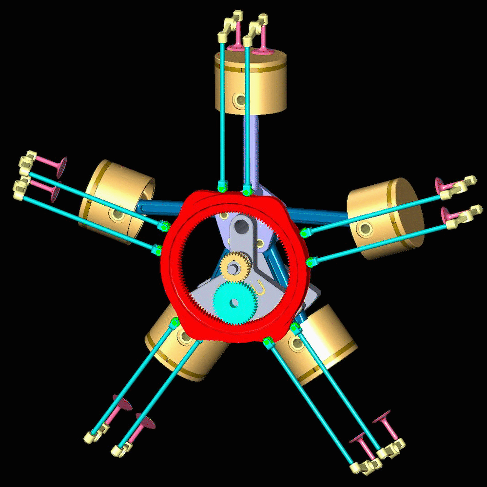 Radial Engine Timing