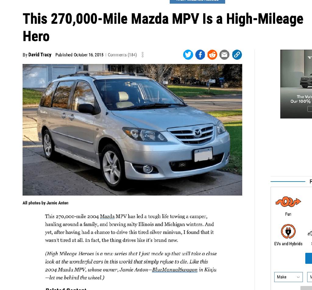 Man Buys Most Reliable Minivan Ever, Takes Annual Photos Of His