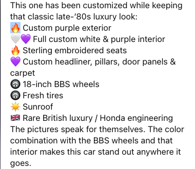 Seller Description