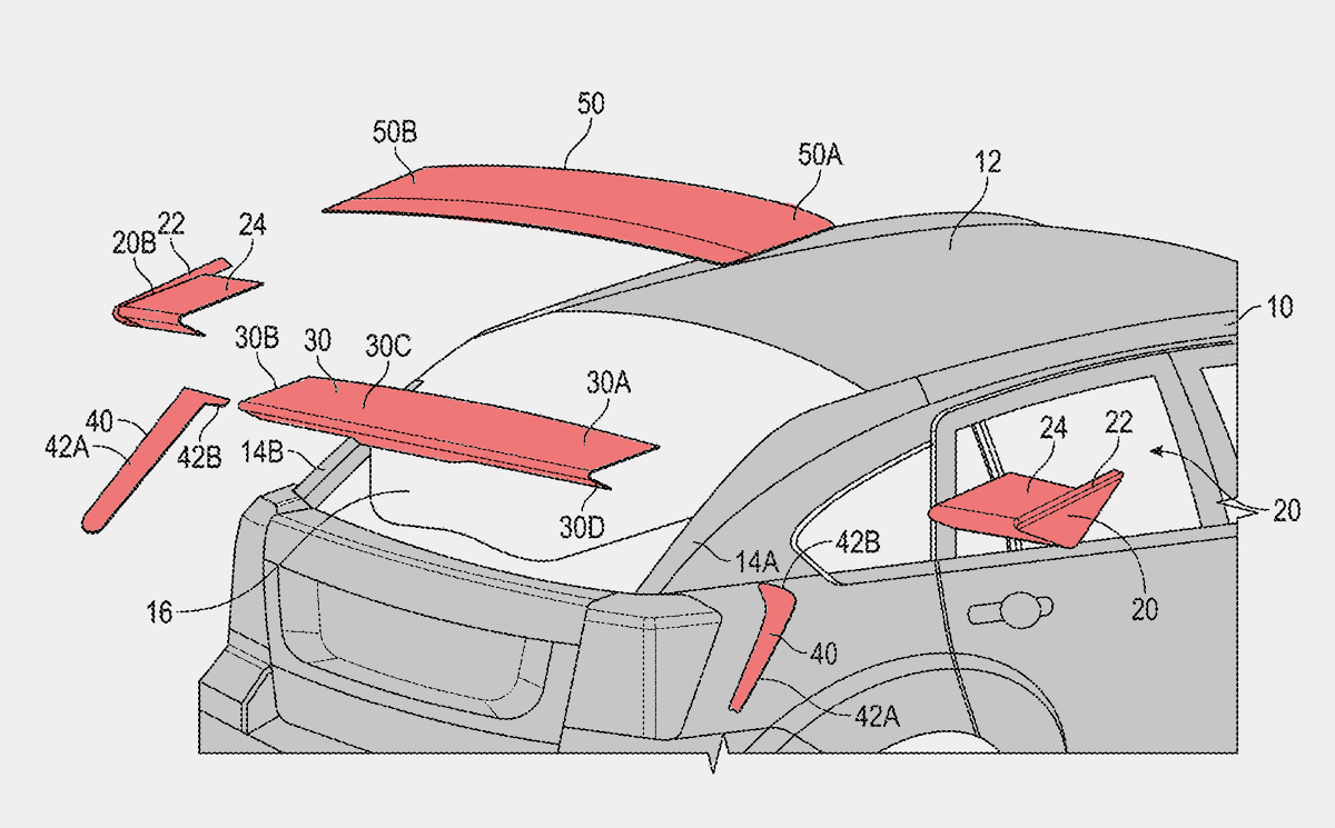 Stellantis Panels Patent Colors
