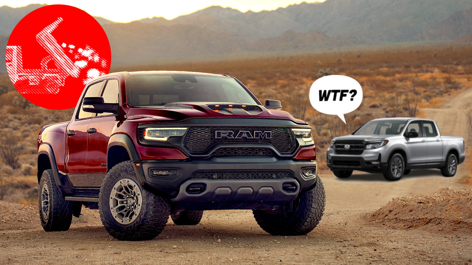 Honda Has To Stop Building The 21 MPG Ridgeline Over Emissions While Ram Brings Back The 12 MPG V8 1500 TRX