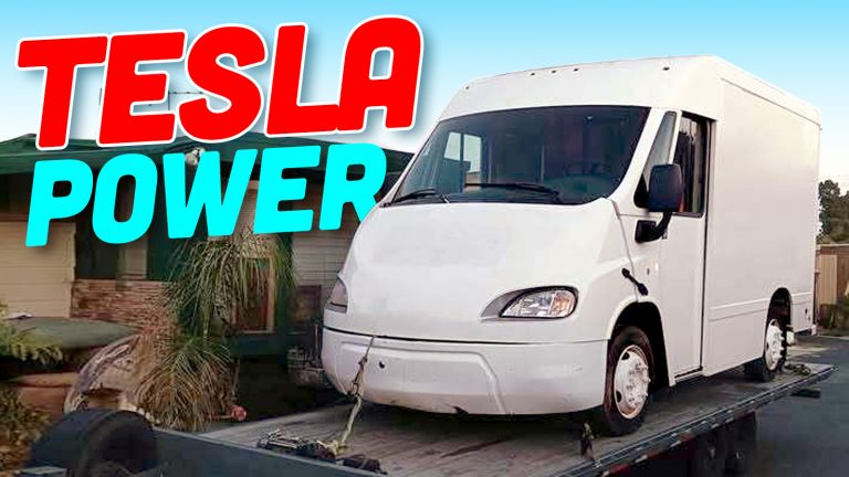 Tesla Powered Van Ts
