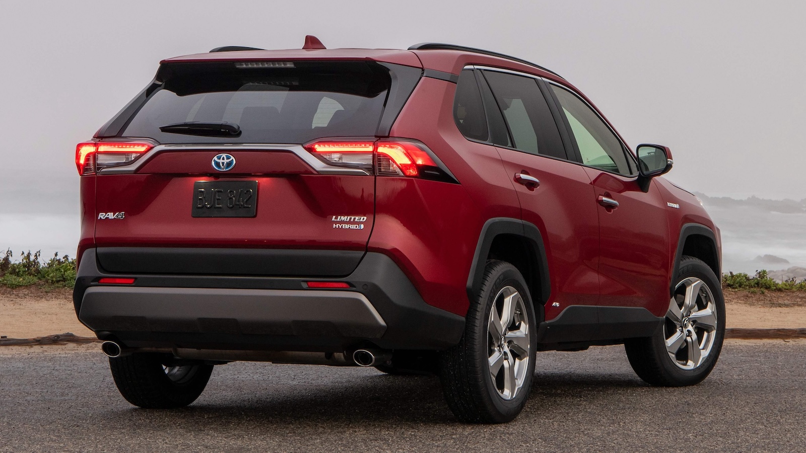 Toyota Rav4 Hybrid 2019 Rear Three Quarter
