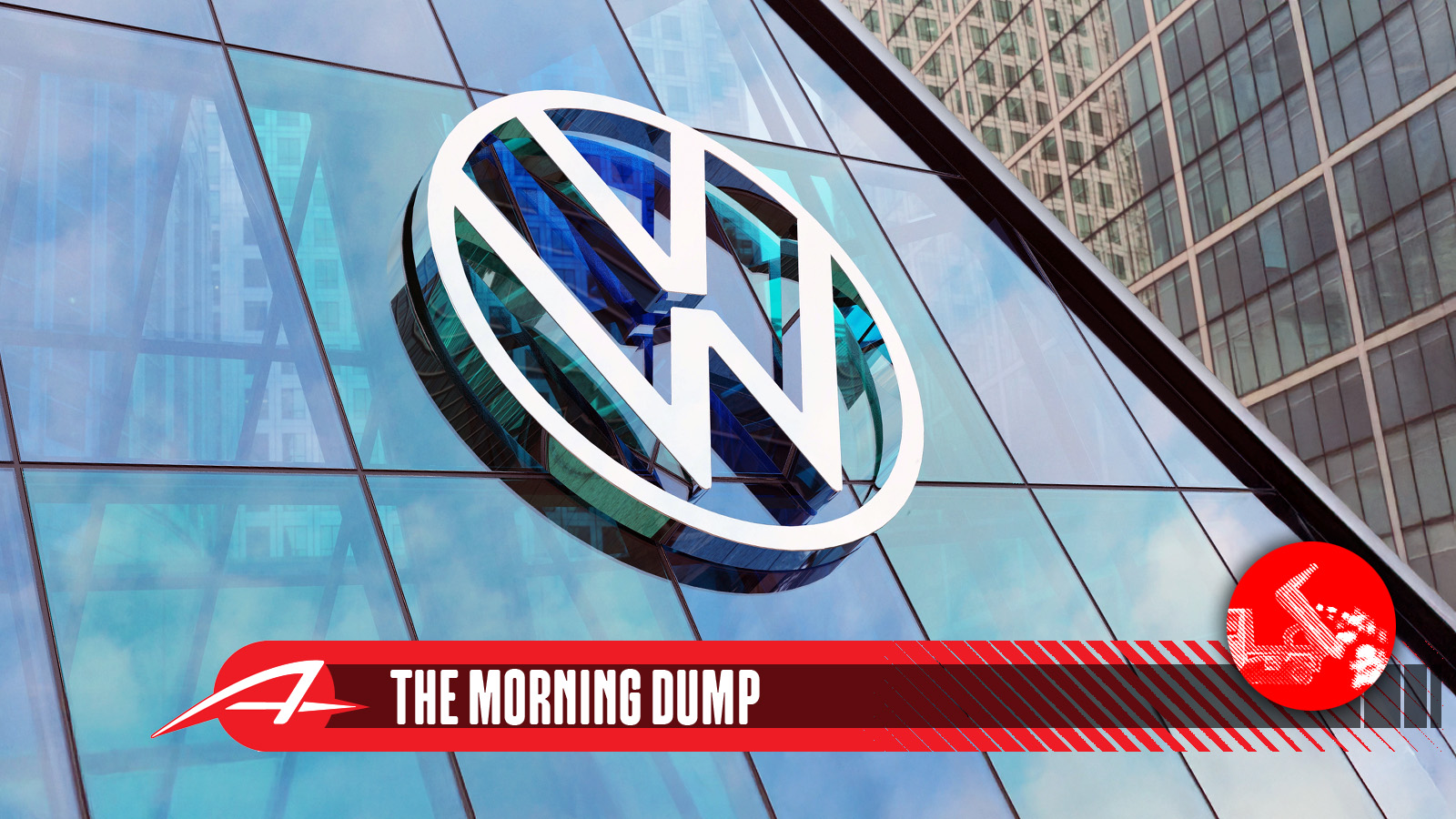 Volkswagen Automobile Manufacturer Glass Building Concept