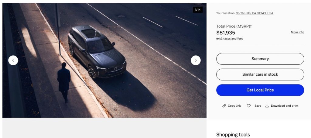 Volvo Screenshot