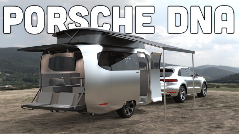 Airstream Porsche Topshot