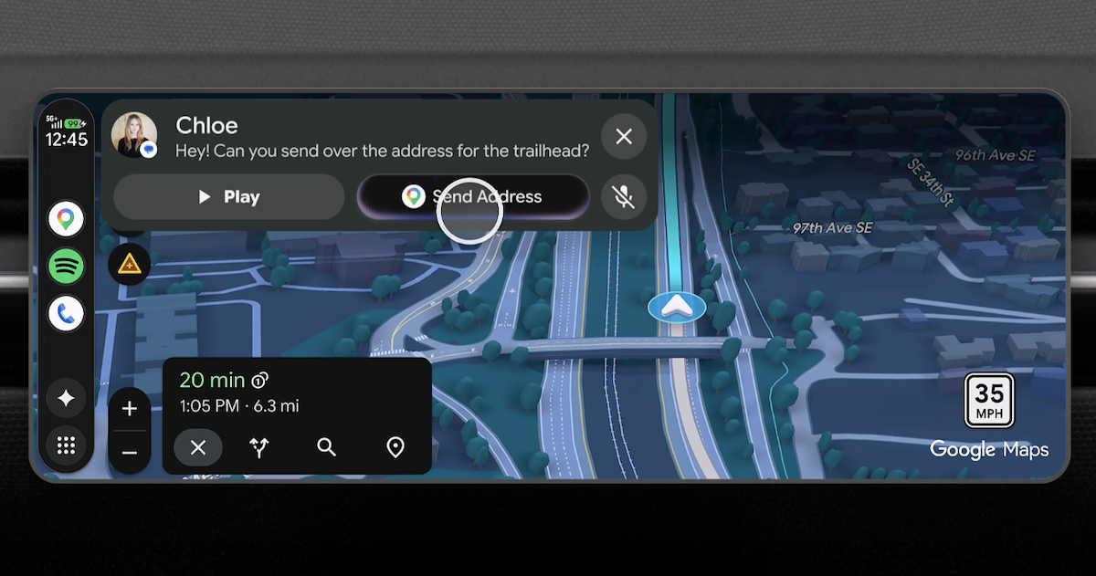 Android Auto Gemini