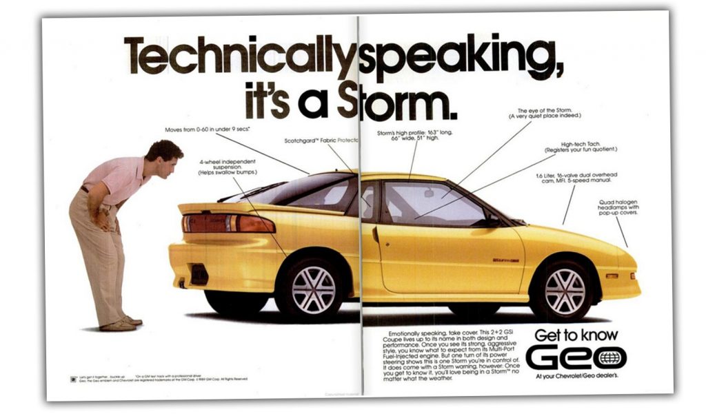 The Geo Storm Was A Sporty Gem From America's Bargain Basement Brand