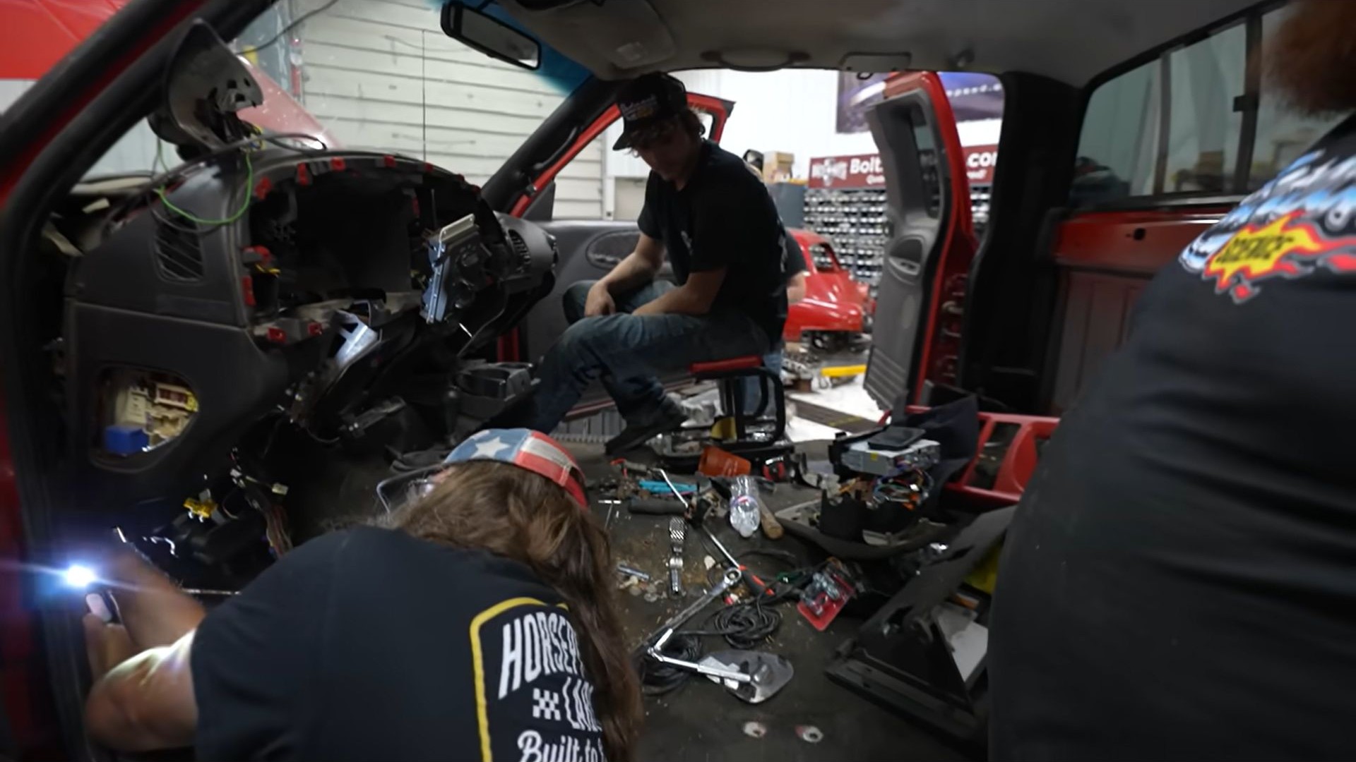 Backwards Truck Pickup Interior