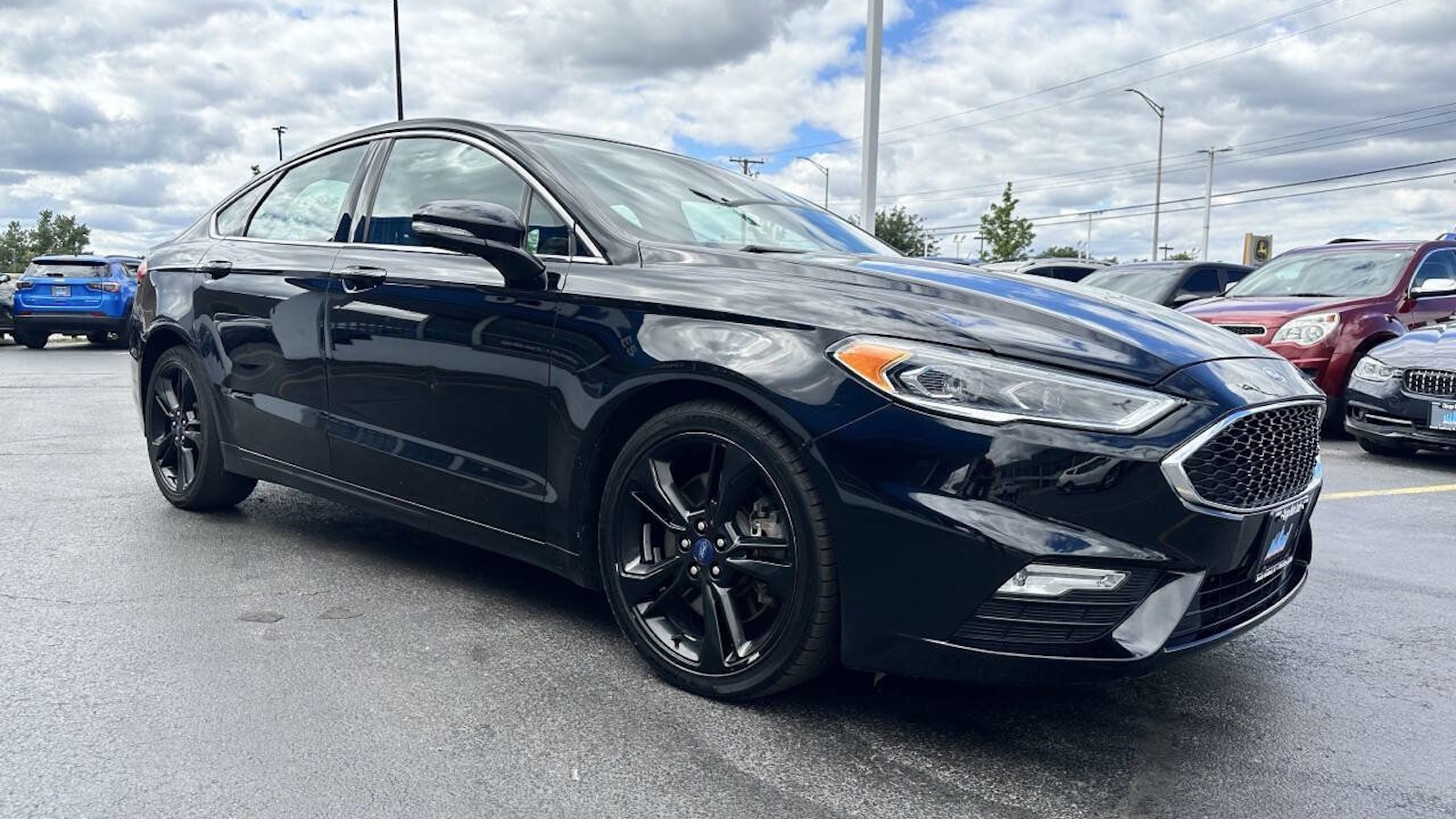 Black 2018 Ford Fusion Sport 1