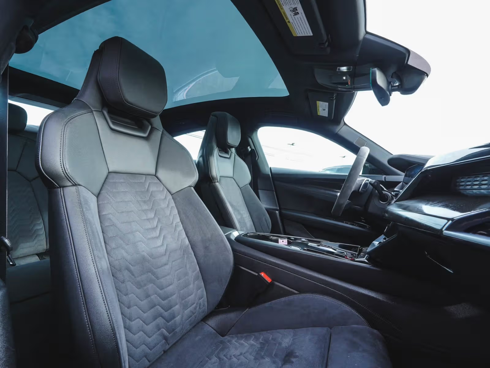 Blue E Tron Gt Interior