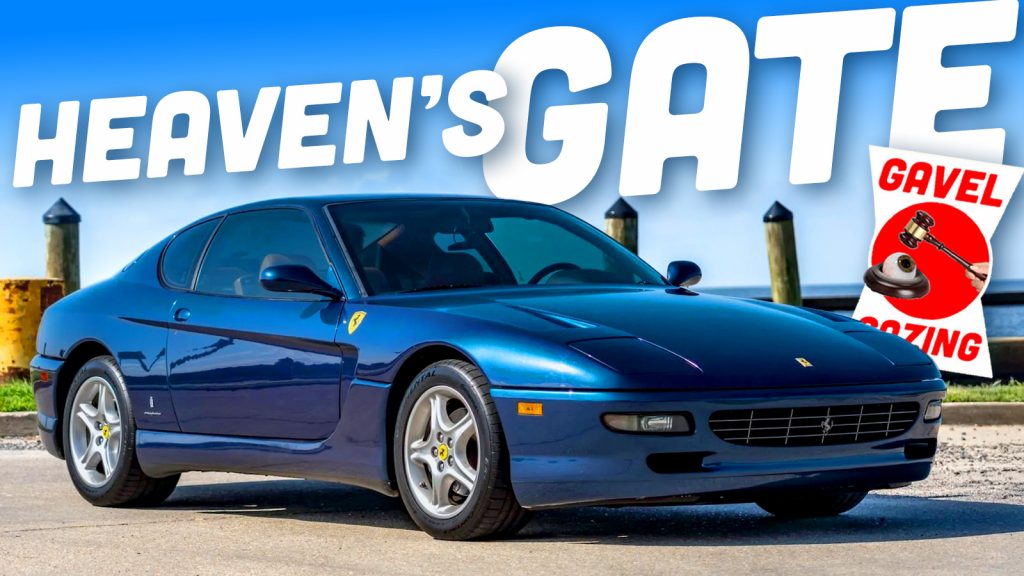 Blue Ferrari 456 Gt Ts2
