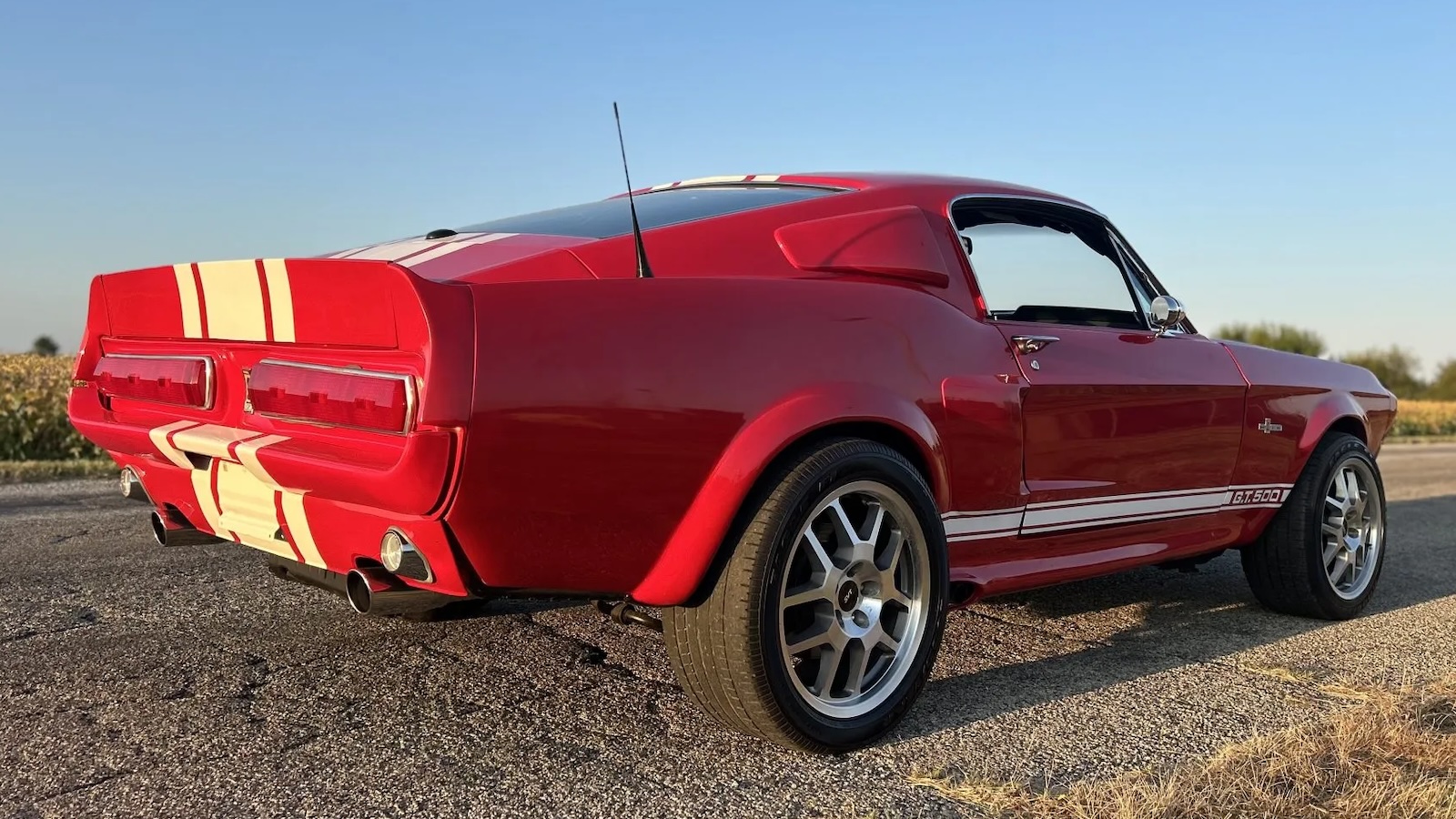 Body Swapped Mustang Gt500 Rear Three Quarters