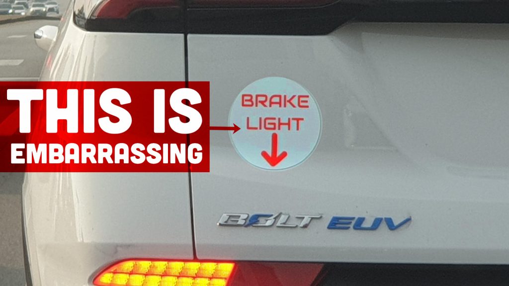 Bolt Taillightsticker Top