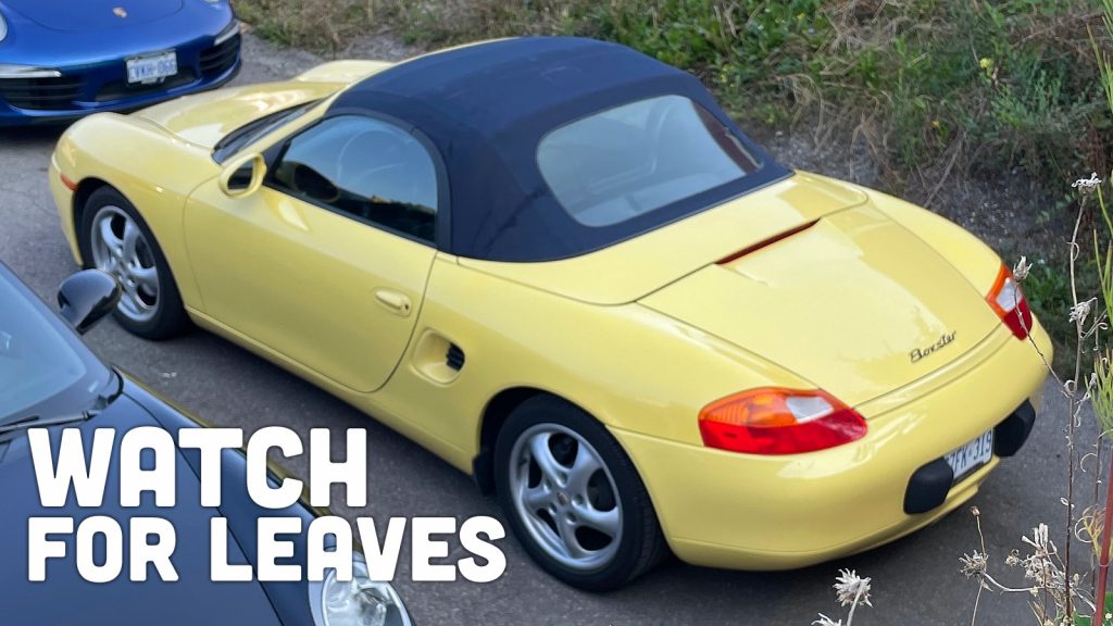 Boxster Roof Tray Drains Topshot