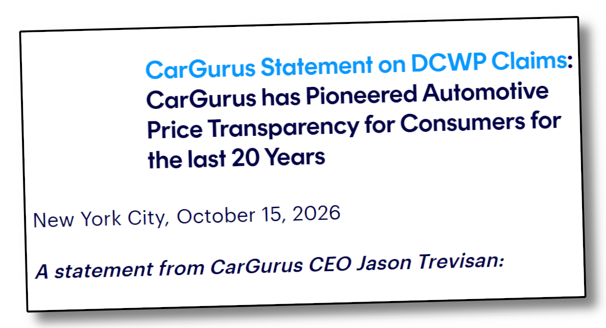 Cargurusstatement