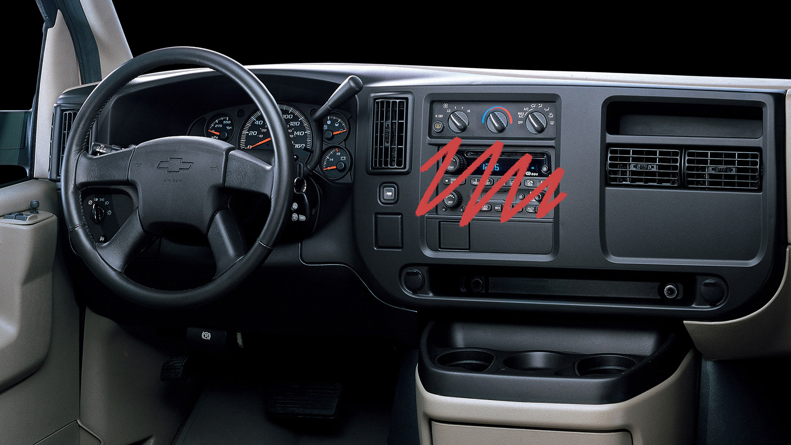 Chevrolet Express Cargo Van Cd Player