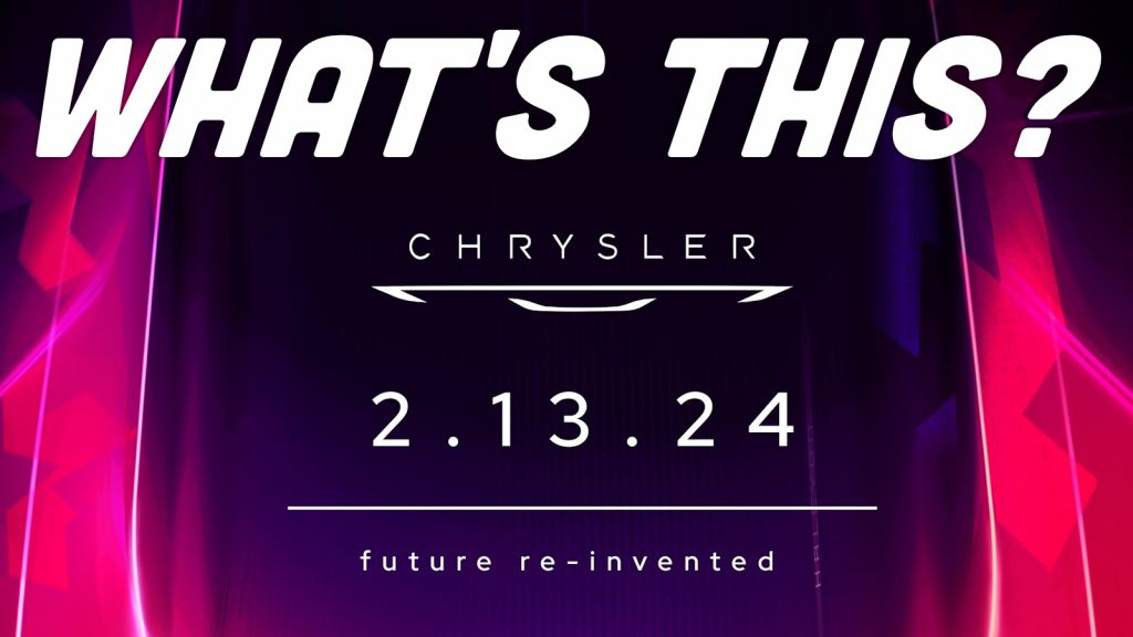 Chrysler Teaser Topshot