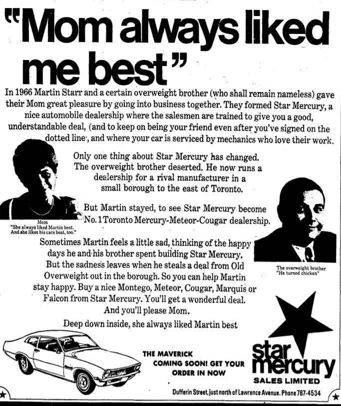 Cold Start Star Mercury