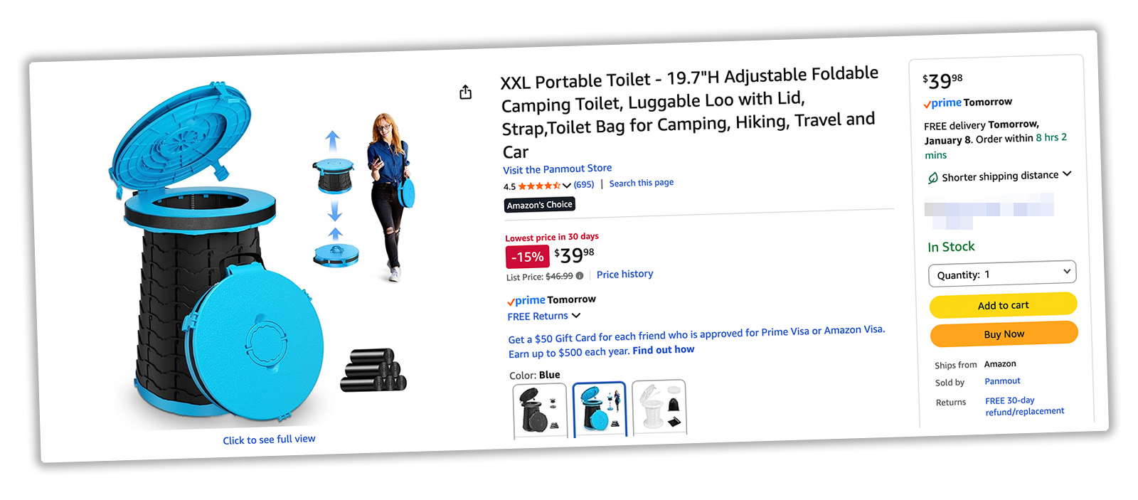 Collapsetoilet Amazon