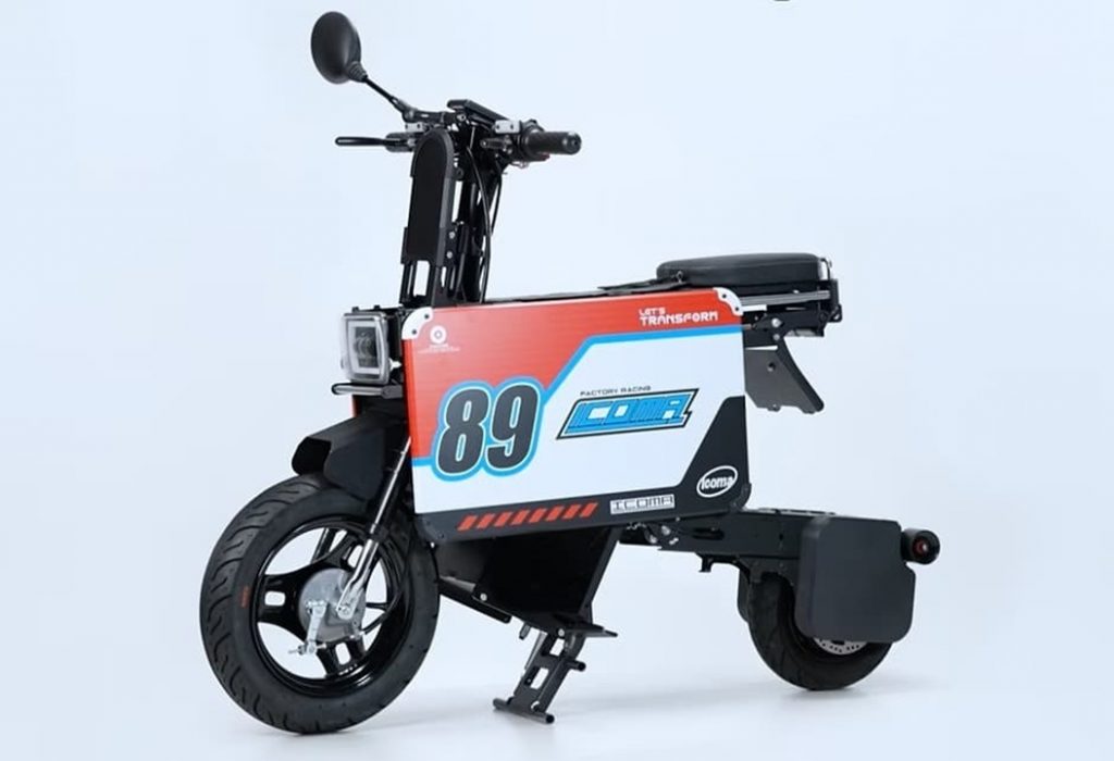 This New Mini Motorcycle Folds To The Size Of Suitcase, But There's A ...