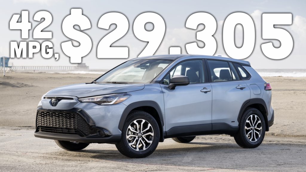 Corolla Cross Hybrid Topshot