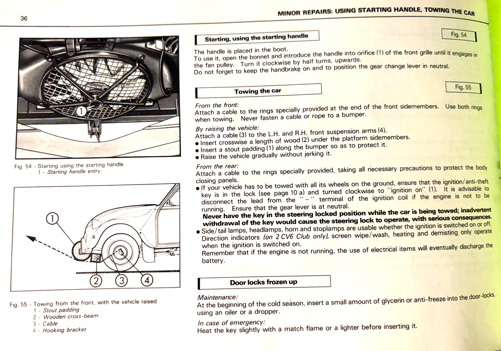 Cs 2cv Manual Crank