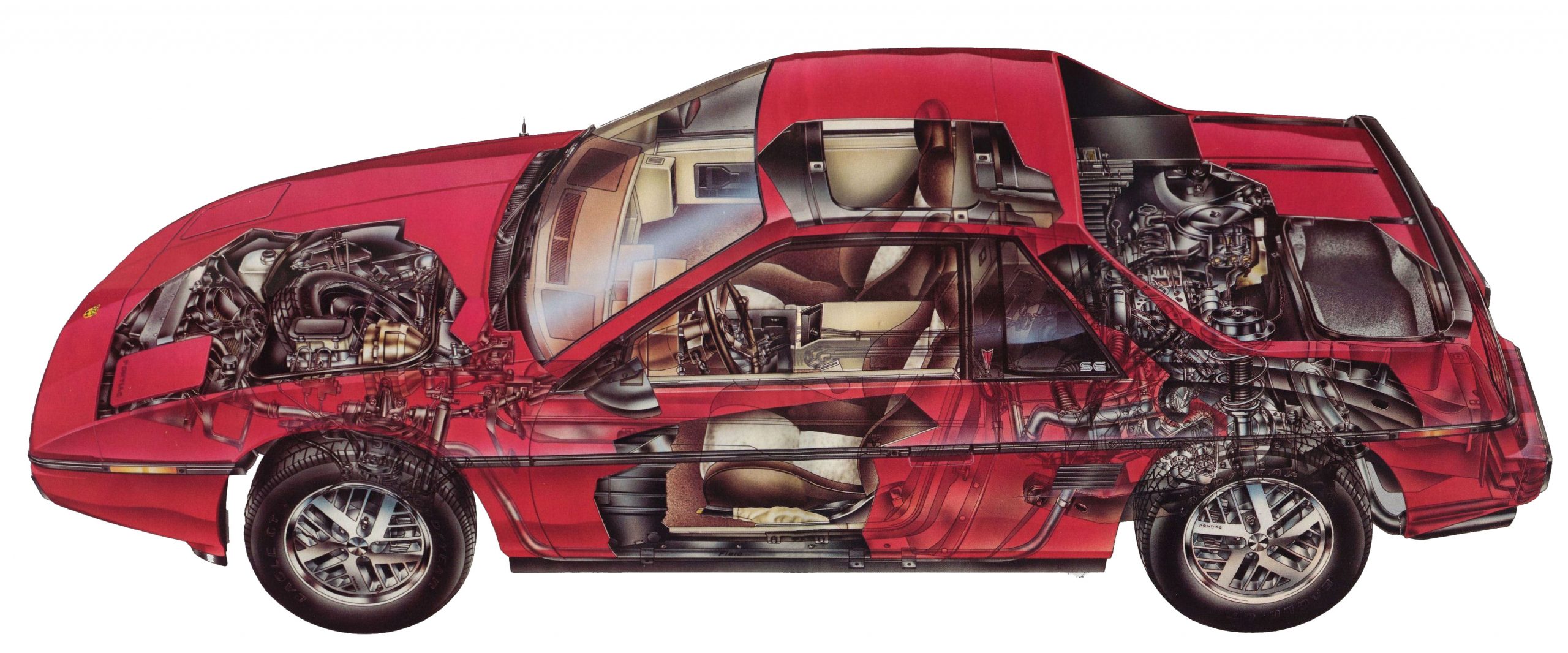 Cs Gm Cutaway Fiero
