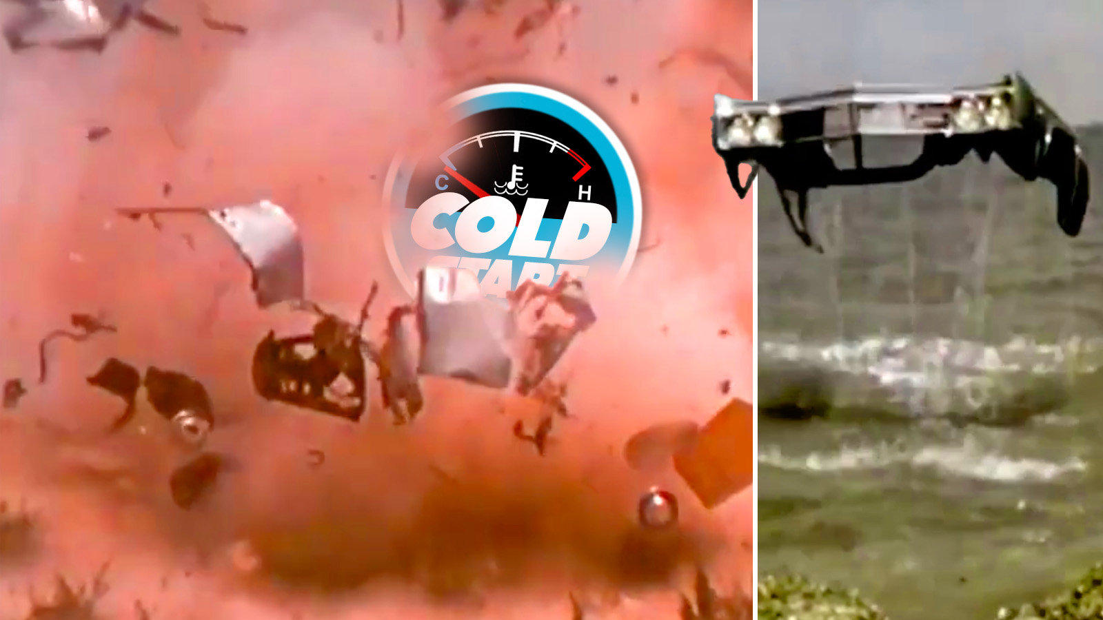 Before CG, Car Commercials Were Made With Explosions And Wires