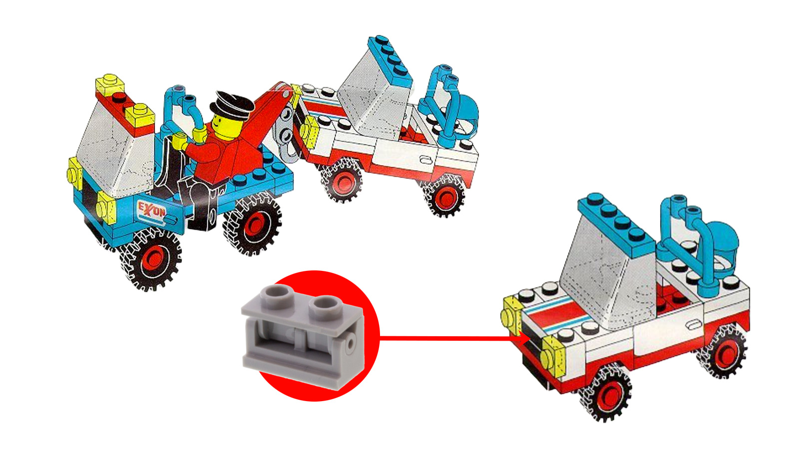 Old store lego truck