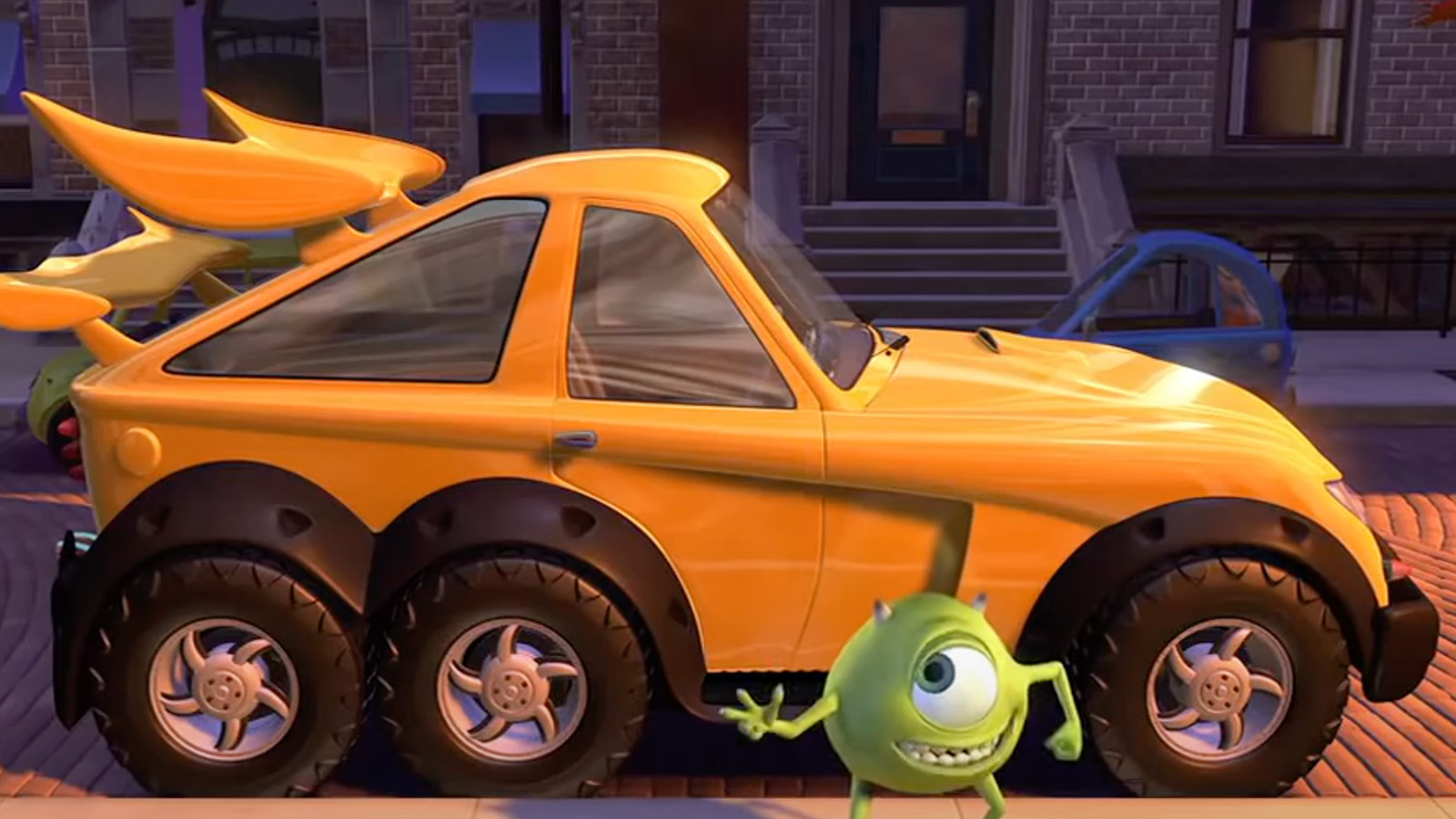 mikes new car pixar