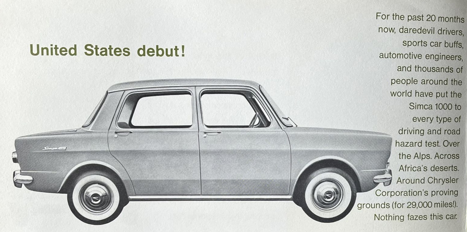 Cs Simca1000 Usa