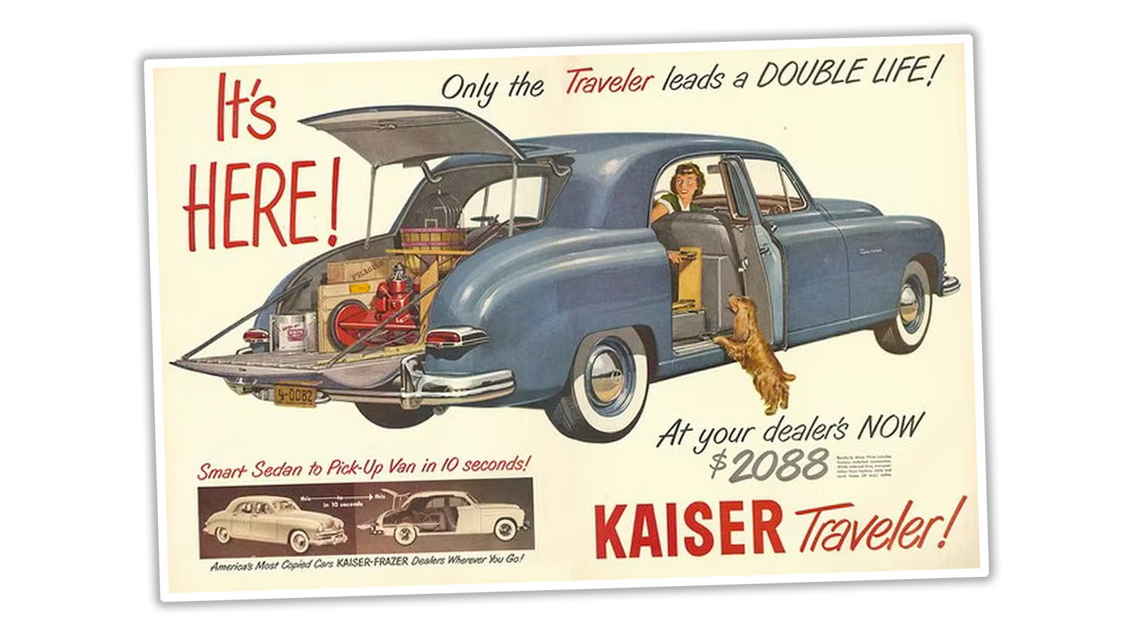 The Frazer Vagabond Kaiser Traveler Was The Most Amazing Car That Becomes A Truck That You Never Heard Of - 44