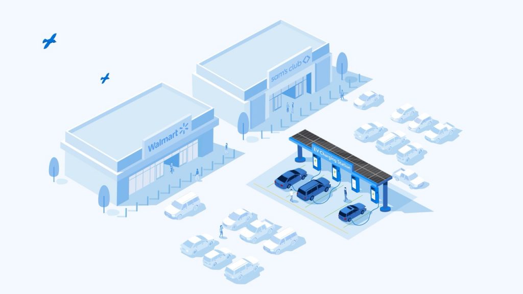 Ev Charging Station Illustration Large