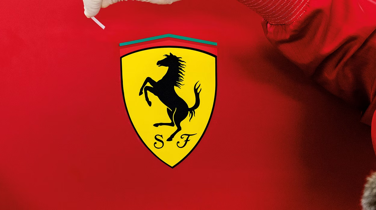 Ferrari Badge Stencil 3