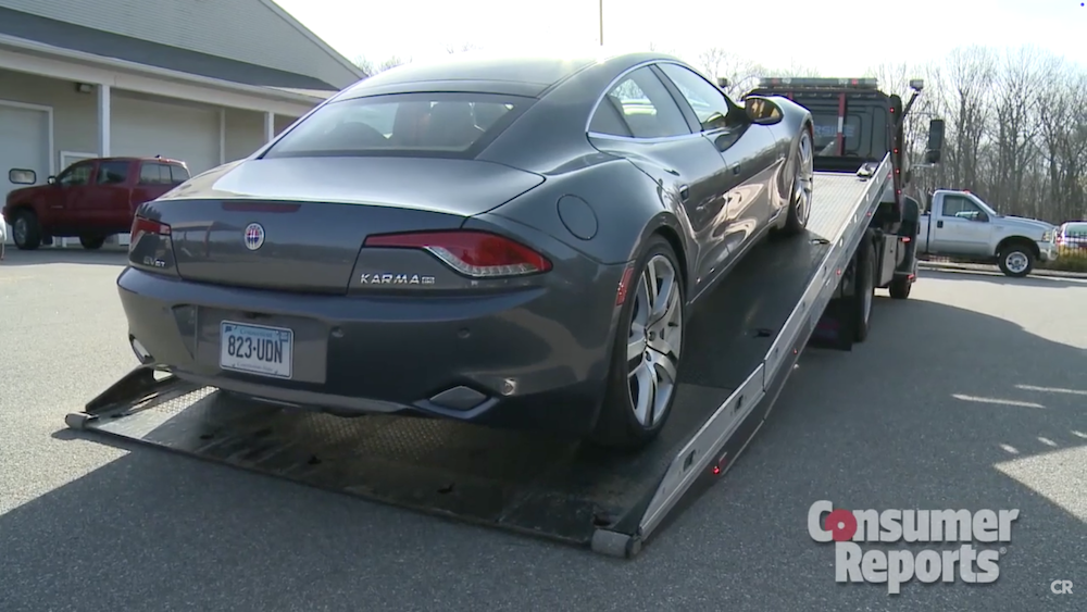 Fisker Karma Broken At Consumer Reports