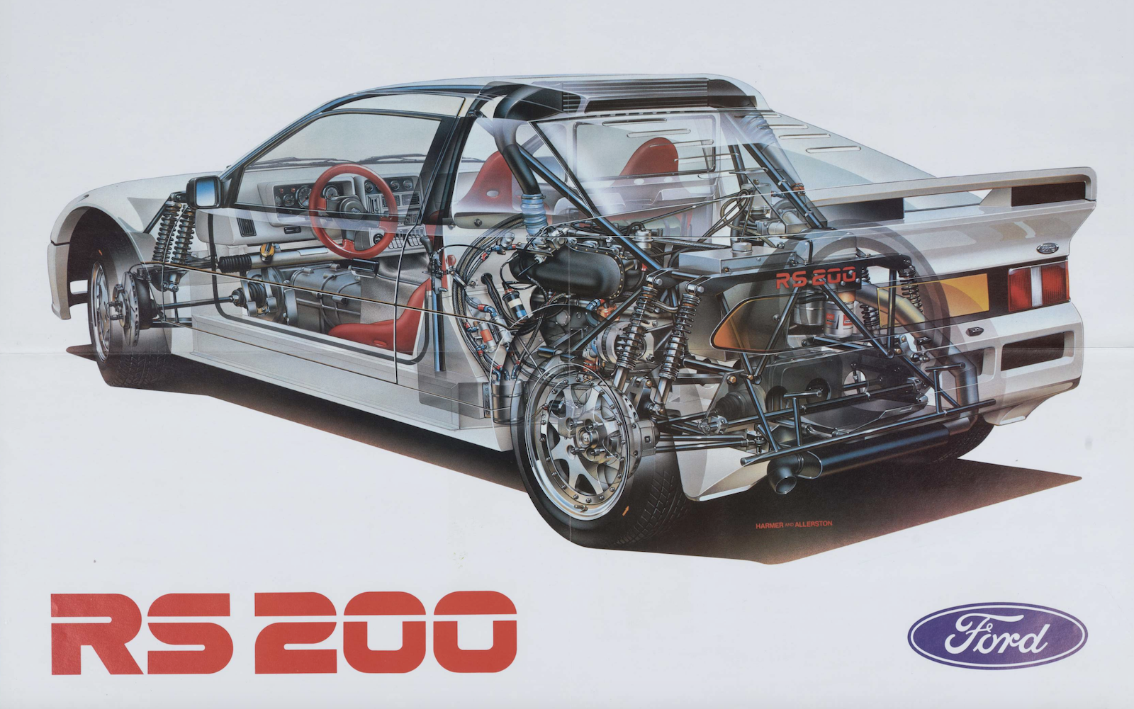 Ford Rs200 Cutaway