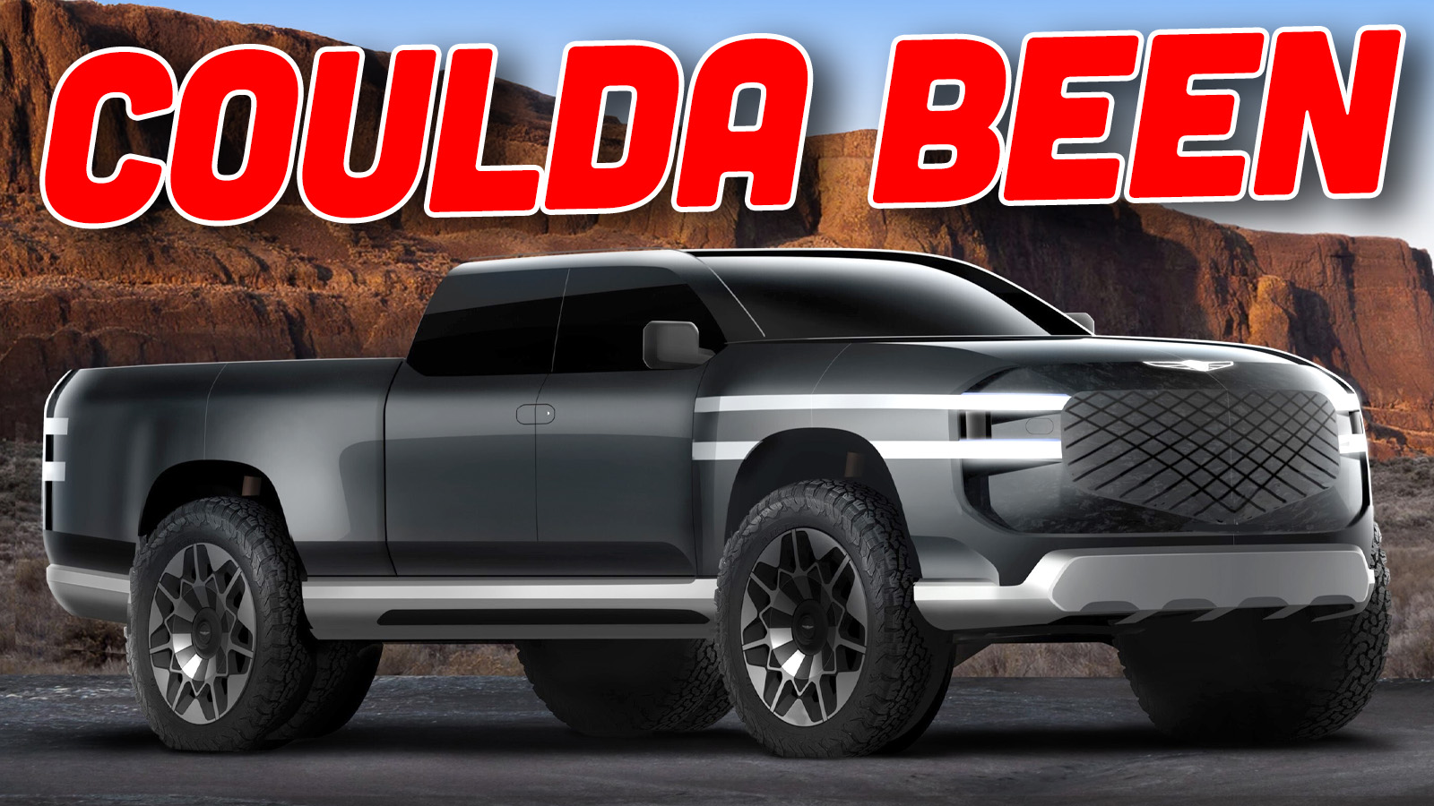 Genesis Secretly Designed A Body-On-Frame Pickup For America But These Photos Are Probably All We'll Ever See Of It